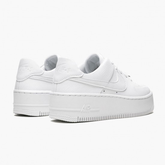 Nike Air Force 1 Sage Low Triple Hvid AR5339 100 Dame/Herre