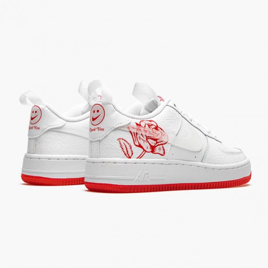 Nike Air Force 1 Satin Rose CN8534 100 Dame/Herre