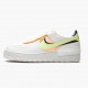 Nike Air Force 1 Shadow Summit Hvid Barely Volt Crimson Tint CI0919 107 Dame