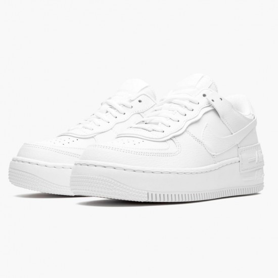 Nike Air Force 1 Shadow Triple Hvid CI0919 100 Dame/Herre