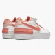 Nike Air Force 1 Shadow Hvid Coral Lyserød CJ1641 101 Dame/Herre