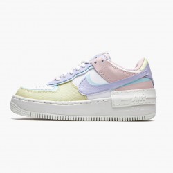 Nike Air Force 1 Shadow Hvid Glacier Blå Ghost CI0919 106 Dame