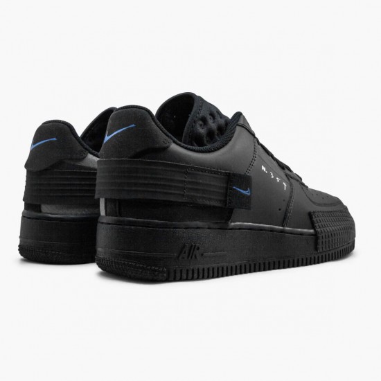 Nike Air Force 1 Type Sort Royal AT7859 001 Dame/Herre