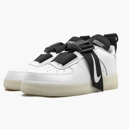 Nike Air Force 1 Utility Hvid Sort AV6247 100 Herre