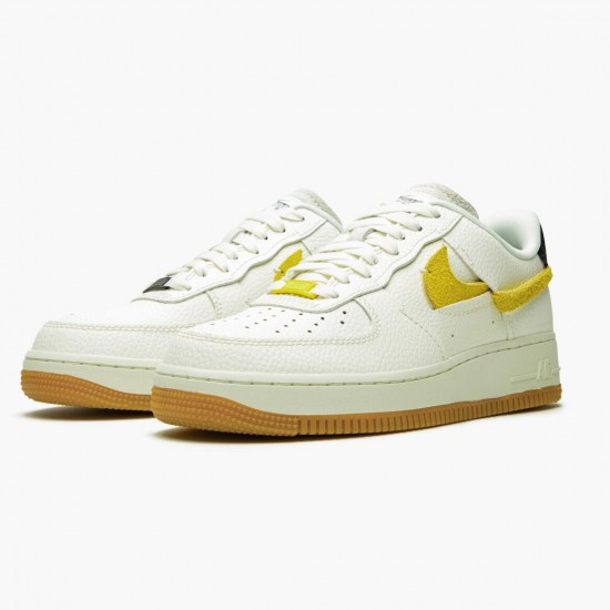 Nike Air Force 1 Vandalized Sail Chrome Gul BV0740 101 Dame/Herre