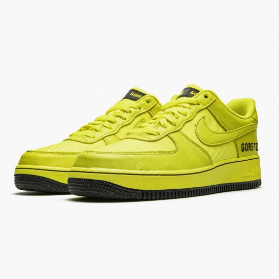 Nike Air Force One Low Gore Tex Dynamic Gul CK2630 701 Dame/Herre