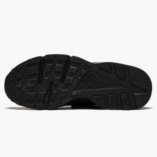 Nike Air Huarache Sort Sort Hvid 318429 003 Dame/Herre