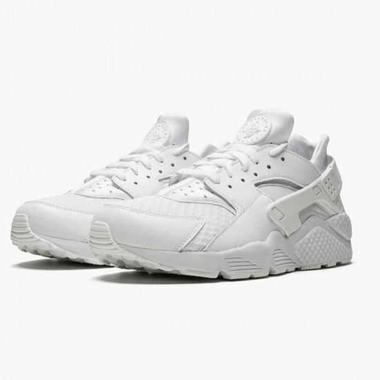 Nike Air Huarache Hvid Platin 318429 111 Dame/Herre