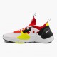 Nike Huarache Edge Txt Hvid University Rød Volt Sort AO1697 100 Dame/Herre