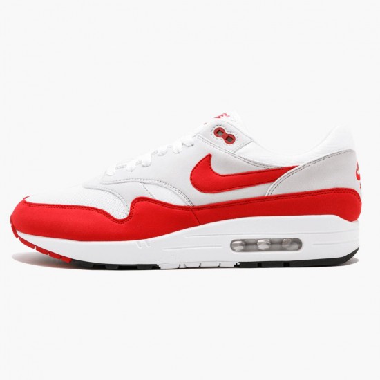 Nike Air Max 1 Anniversary Rød 908375 103 Dame/Herre