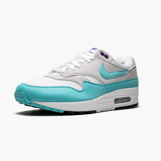 Nike Air Max 1 Anniversary Aqua 908375 105 Dame/Herre