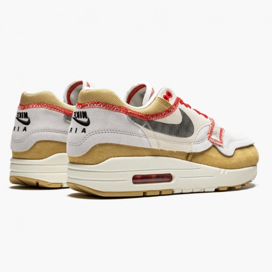 Nike Air Max 1 Inside Out Club Guld Sort 858876 713 Dame/Herre