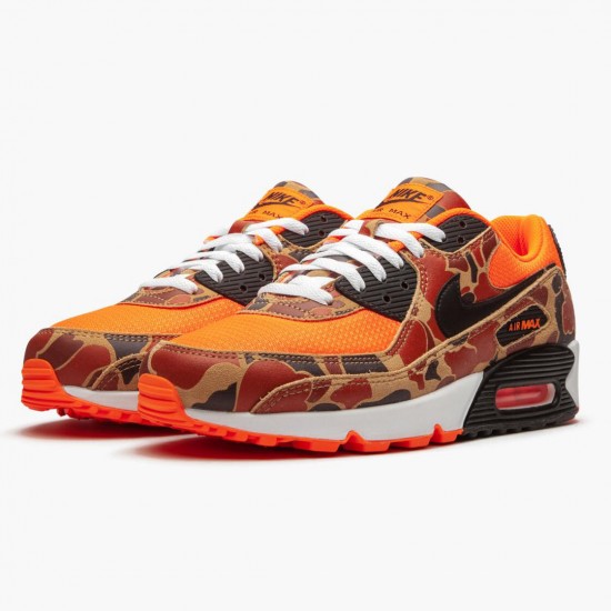 Nike Air Max 90 Duck Camo Orange CW4039 800 Dame/Herre