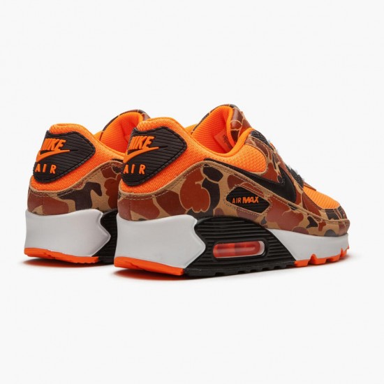 Nike Air Max 90 Duck Camo Orange CW4039 800 Dame/Herre