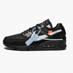 Nike Air Max 90 OFF WHITE Sort AA7293 001 Dame/Herre 