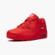 Nike Air Max 90 Triple Rød 285 602 Dame/Herre