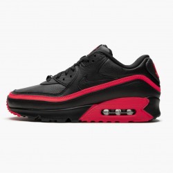 Nike Air Max 90 Undefeated Sort Solar Rød CJ7197 003 Dame/Herre 