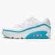 Nike Air Max 90 Undefeated Hvid Blå Fury CJ7197 102 Dame/Herre