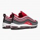 Nike Air Max 97 Dark Grå Gym Rød 921826 007 Dame/Herre