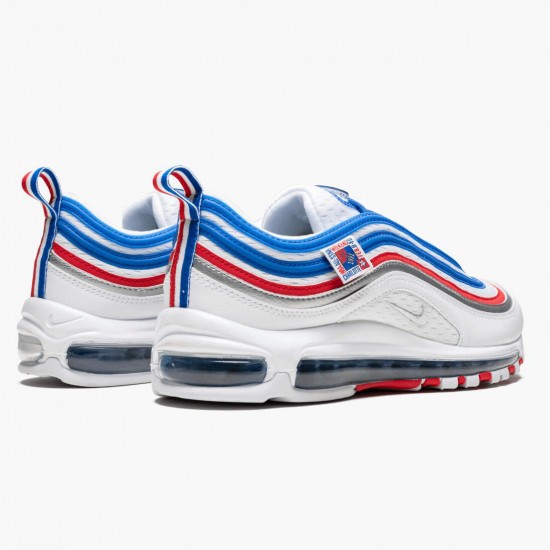 Nike Air Max 97 Game Royal Metallic Silver University Rød 921826 404 Dame/Herre