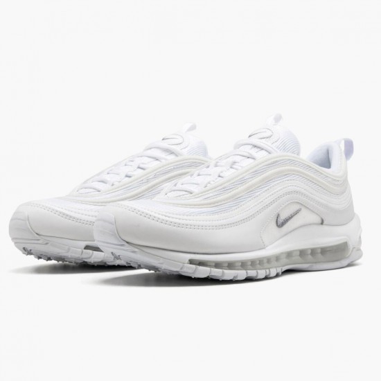 Nike Air Max 97 Triple Hvid Wolf Grå 921826 101 Dame/Herre