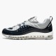 Nike Air Max 98 Supreme Obsidian 844694 400 Dame/Herre