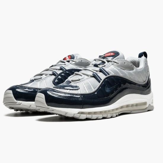 Nike Air Max 98 Supreme Obsidian 844694 400 Dame/Herre