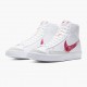 Nike Blazer Mid 77 Sketch Hvid Rød CW7580 100 Dame/Herre