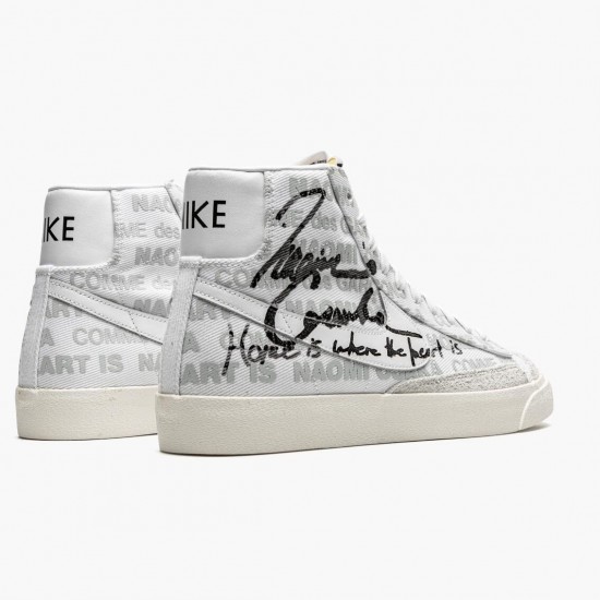 Nike Blazer Mid Comme des Garcons x Naomi Osaka DA5383 100 Dame/Herre