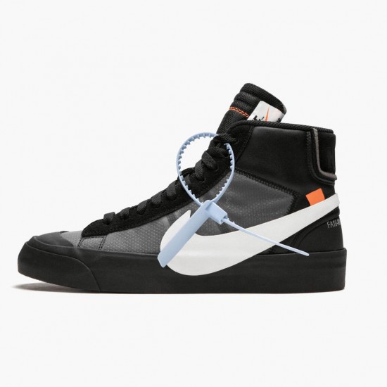 Nike Blazer Mid Off Hvid Grim Reaper AA3832 001 Dame/Herre