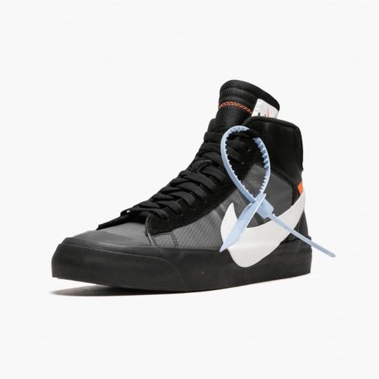 Nike Blazer Mid Off Hvid Grim Reaper AA3832 001 Dame/Herre