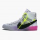 Nike Blazer Mid Off Hvid Wolf Grå Serena Queen AA3832 002 Dame/Herre