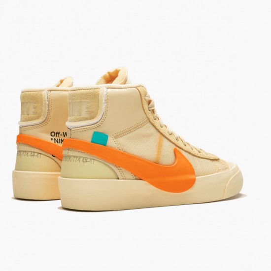 Nike Blazer Mid Off-Hvid All Hallows Eve AA3832 700 Dame/Herre