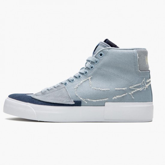 Nike SB Blazer Mid Edge Hack Pack Obsidian Mist CI3833 401 Dame/Herre