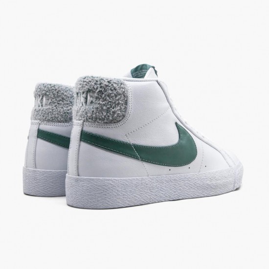 Nike SB Zoom Blazer Mid Hvid Bicoastal CJ6983 100 Dame/Herre