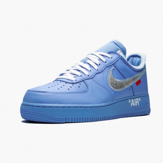 Nike Air Force 1 Low Off Hvid MCA University Blå