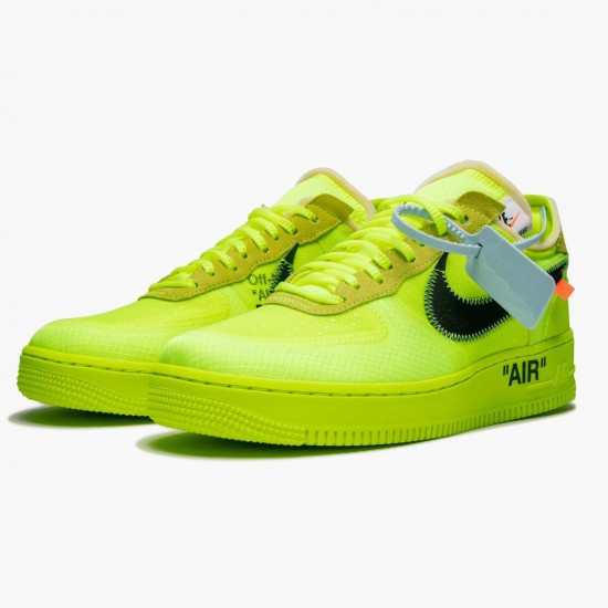 Nike Air Force 1 Low Off Hvid Volt AO4606 700 Dame/Herre