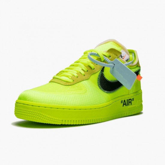 Nike Air Force 1 Low Off Hvid Volt AO4606 700 Dame/Herre