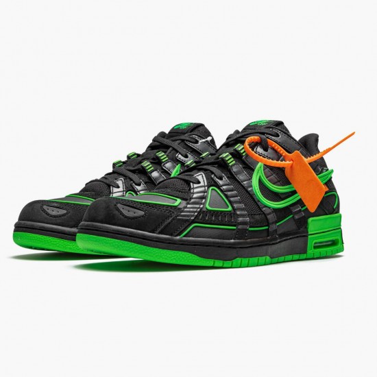 Nike Air Rubber Dunk Off Hvid Grøn Strike CU6015 001 Dame/Herre