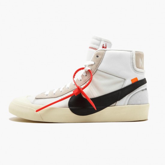 Nike Blazer Mid Off Hvid AA3832 100 Dame/Herre