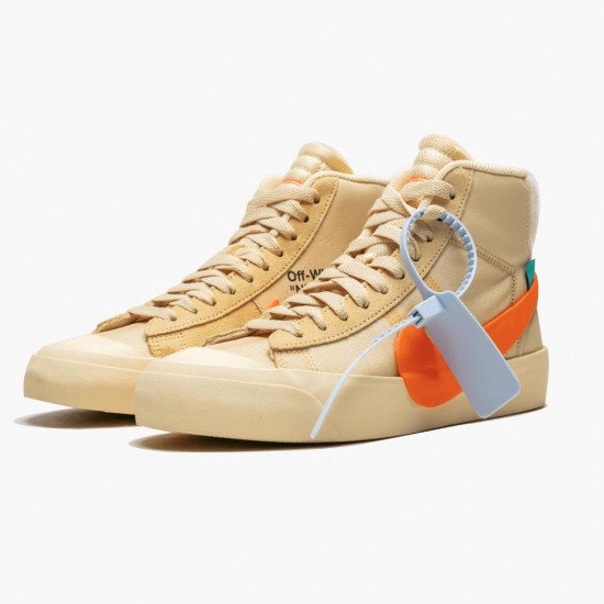 Nike Blazer Mid Off Hvid All Hallows Eve AA3832 700 Dame/Herre