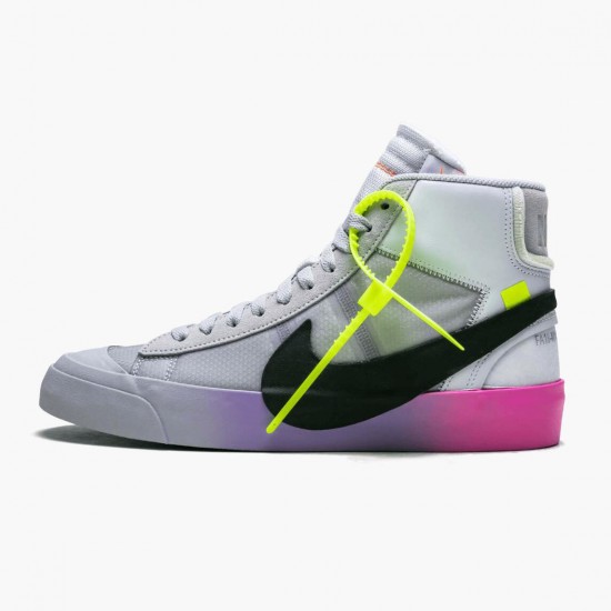 Nike Blazer Mid Off-Hvid Wolf Grå Serena Queen AA3832 002 Dame/Herre