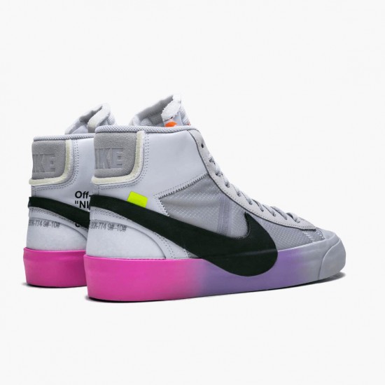 Nike Blazer Mid Off-Hvid Wolf Grå Serena Queen AA3832 002 Dame/Herre