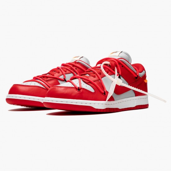 Nike Dunk Low Off Hvid University Rød CT0856 600 Dame/Herre