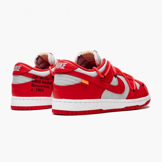 Nike Dunk Low Off Hvid University Rød CT0856 600 Dame/Herre