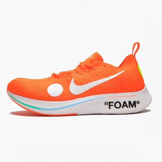 Nike Zoom Fly Mercurial Off Hvid Total Orange AO2115 800 Herre