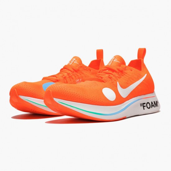 Nike Zoom Fly Mercurial Off Hvid Total Orange AO2115 800 Herre