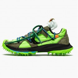 Nike Zoom Terra Kiger 5 OFF WHITE Electric Grøn CD8179 300 Dame/Herre