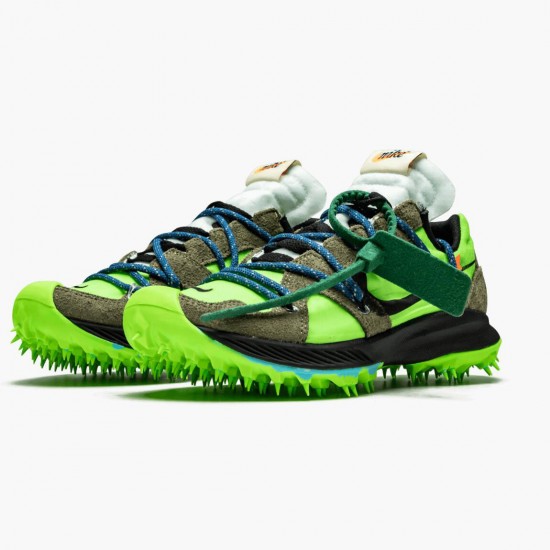 Nike Zoom Terra Kiger 5 OFF WHITE Electric Grøn CD8179 300 Dame/Herre