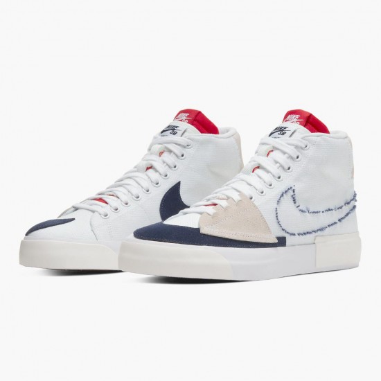 Nike SB Blazer Mid Edge Hack Pack Hvid